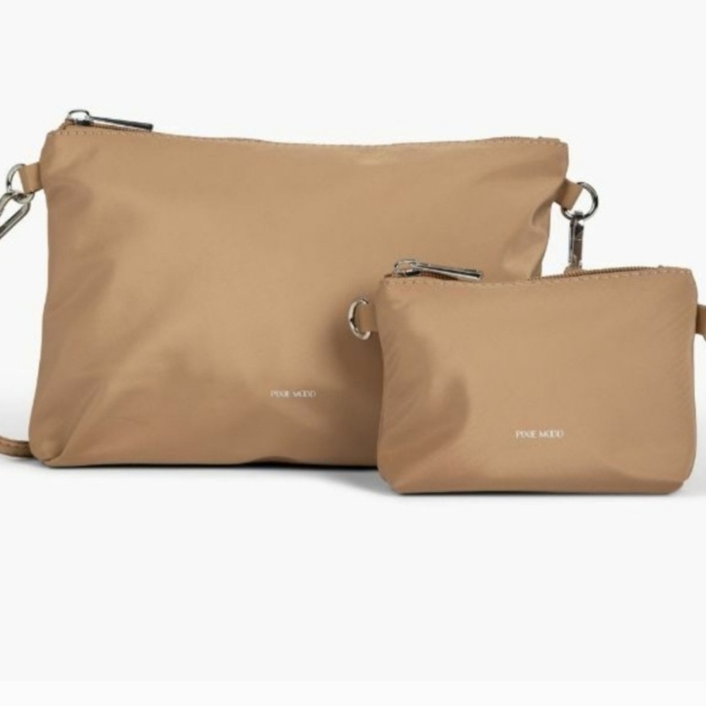 NWT Pixie Mood Drea Pouch Set of 2 Bags Purses Adjustable Strap - Picture 2 of 8